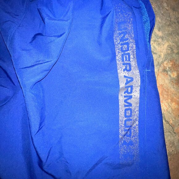 Under Armour Loose Fit Athletic Shorts, Youth‎ Large, Blue - Picture 3 of 9